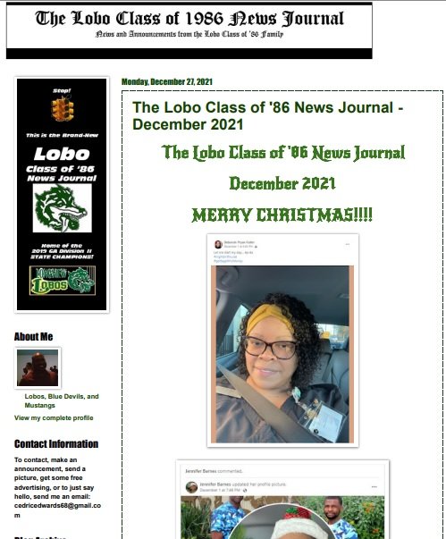 December 2021 Newsletter