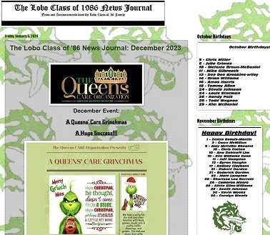 December 2023 Newsletter
