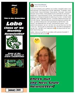 January 2019 Newsletter