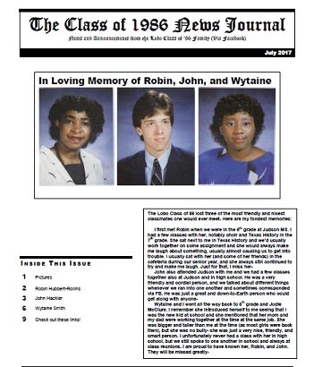 July 2017 Newsletter
