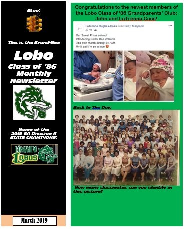 March 2019 Newsletter