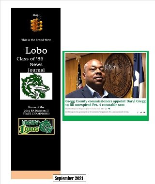 September 2021 Newsletter